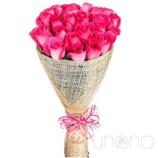 Vulcanic Passion bouquet (pink / premium (imported from Holland))